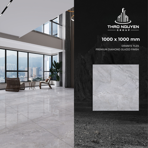 Gạch lát 1000x1000 CMC men kim cương Granite RGD1010011S4