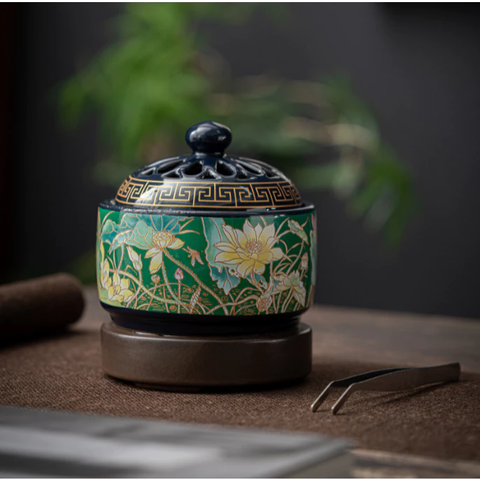 Lư điện xông trầm hương, màn hình hiển thị nhiệt độ, thư gian thoải mái tinh thần 302