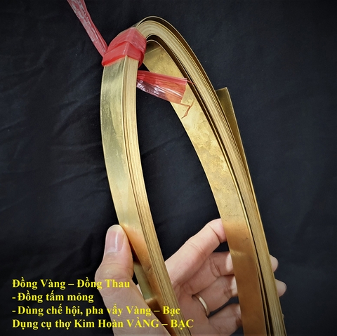 Đồng Lá Pha Vảy Hàn Trang Sức - Dụng Cụ Kim Hoàn