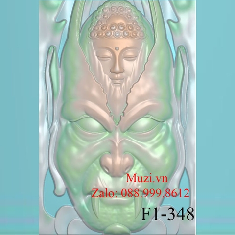 MẪU CNC NỬA PHẬT NỬA QUỶ (F1-348)