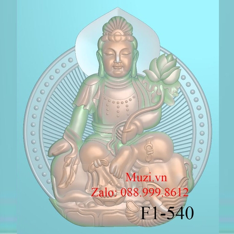 MẪU CNC PHẬT PHỔ HIỀN BỒ TÁT (F1-540)