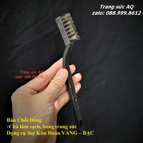 Bàn Chải Đồng Làm Trang Sức – Dụng Cụ Kim Hoàn