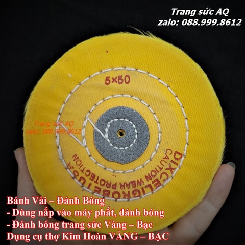 Bánh xe vài đánh bóng - Dụng cụ kim hoàn