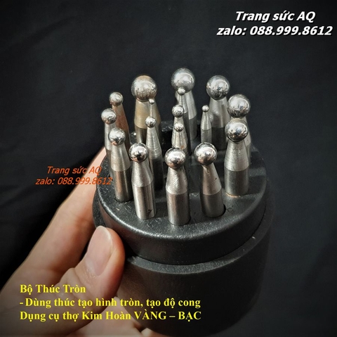 Bộ Thúc Đầu Tròn  - Dụng cụ kim hoàn