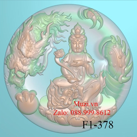 MẪU CNC VĂN THÙ SƯ LỢI (F1-378)