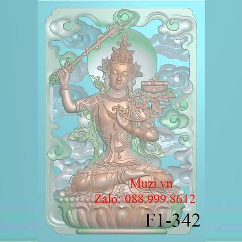 MẪU CNC VĂN THÙ SƯ LỢI (F1-342)