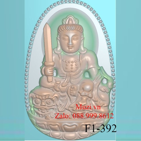 MẪU CNC VĂN THÙ SƯ LỢI (F1-392)