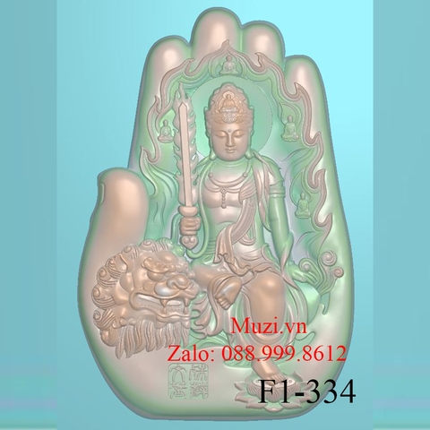 MẪU CNC VĂN THÙ SƯ LỢI (F1-334)