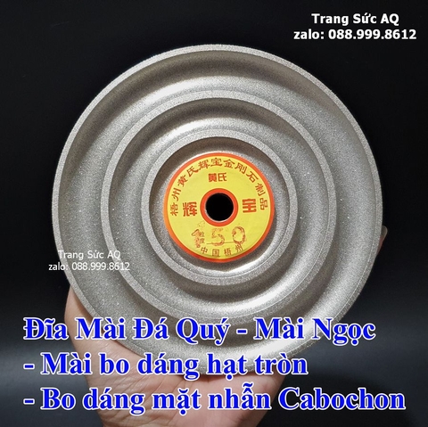 ĐĨA MÀI LÕM - ĐĨA MÀI BO DÁNG HẠT TRÒN VÀ MẶT NHẪN CABOCHON