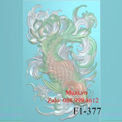 MẪU CNC CÁ CHÉP HÓA RỒNG (F1-377)
