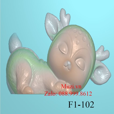 MẪU CNC NAI CON ĐANG NGỦ (F1-102)