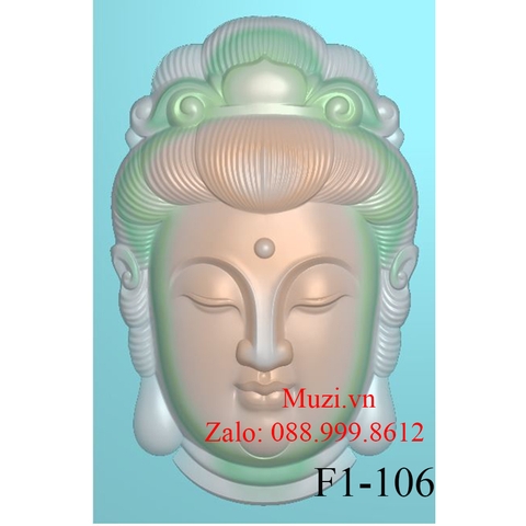 MẪU CNC MẶT PHẬT QUAN ÂM (F1-106)