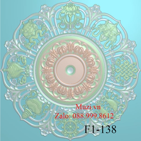 MẪU CNC  BÁT CÁT TƯỜNG (F1-138)