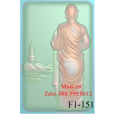 MẪU CNC TÔN GIẢ HÀNH ĐẠO QUAY LƯNG (F1-151)