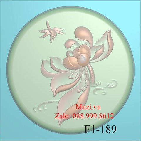 MẪU CNC VÔ SỰ BÀI HOA SEN (F1-189)