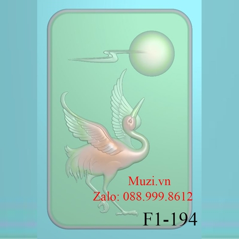 MẪU CNC VÔ SỰ BÀI HÌNH HẠC (F1-194)