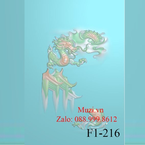 MẪU CNC CÁ CHÉP HÓA RỒNG (F1-216)