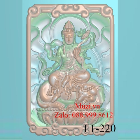 MẪU CNC PHẬT PHỔ HIỀN BỒ TÁT (F1-220)