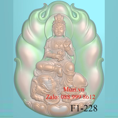MẪU CNC PHẬT PHỔ HIỀN BỒ TÁT (F1-228)