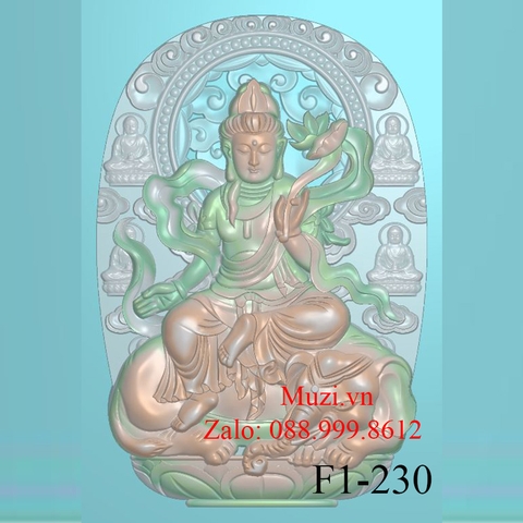 MẪU CNC PHẬT PHỔ HIỀN BỒ TÁT (F1-230)