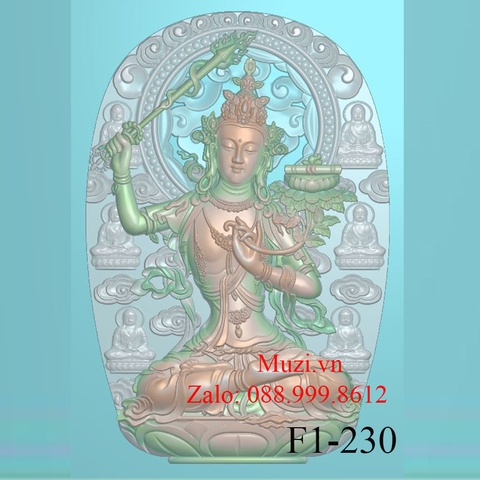 MẪU CNC PHẬT HƯ KHÔNG TẠNG BỒ TÁT (F1-230)