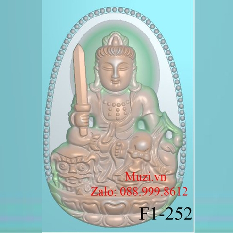 MẪU CNC VĂN THÙ SƯ LỢI (F1-252)