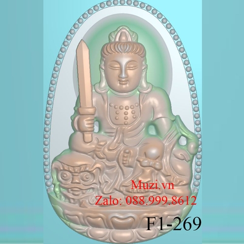 MẪU CNC VĂN THÙ SƯ LỢI (F1-269)