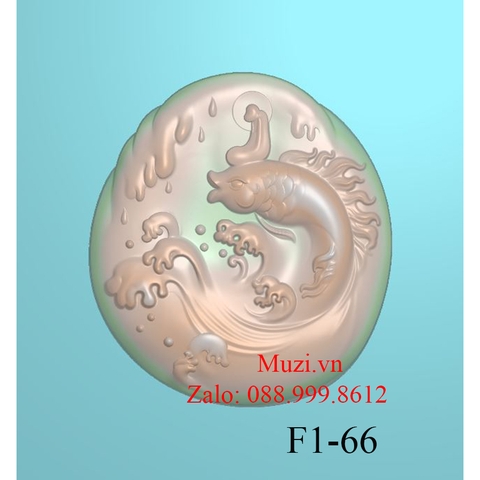 MẪU CNC CÁ CHÉP HÓA RỒNG (F1-66)