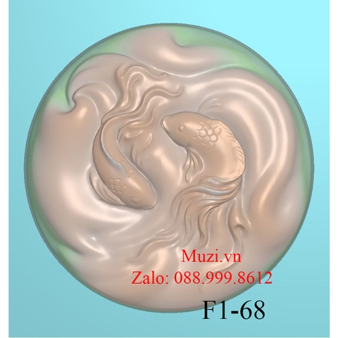 MẪU CNC CÁ CHÉP HÓA RỒNG (F1-68)