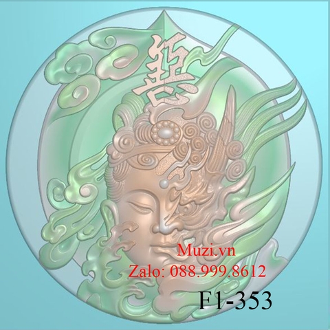 MẪU CNC NỬA PHẬT NỬA QUỶ (F1-353)
