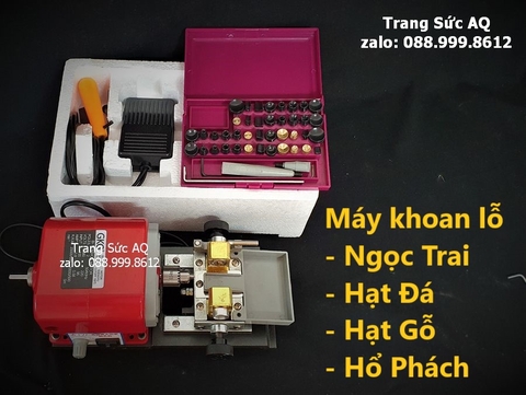 MÁY KHOAN HẠT ĐÁ GỖ NGỌC TRAI GIÁ RẺ