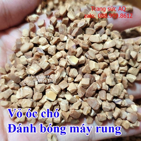 VỎ HẠT ÓC CHÓ ĐÁNH SIÊU BÓNG - DÙNG CHO MÁY RUNG BÓNG
