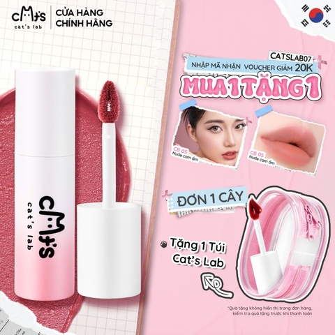Son Kem Cat's Lab Blur Lip Velvet Chất Lì Mềm Mịn và Dễ Tán 25.5g