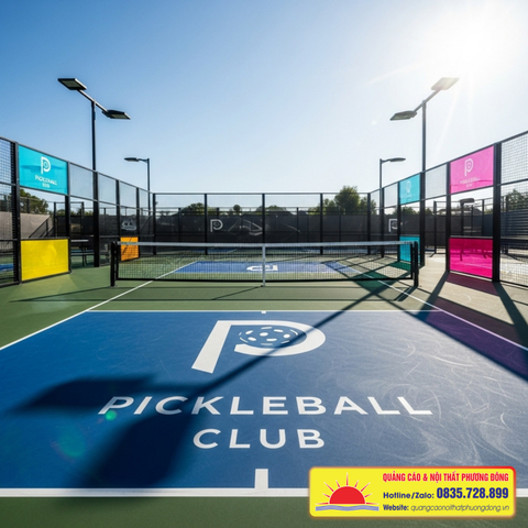 GIẢI PHÁP BRANDING & TRANG TRÍ CHO SÂN PICKLEBALL
