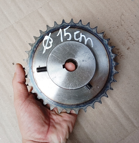 Nhông sên mẫu 40B, đường kính tùy chọn