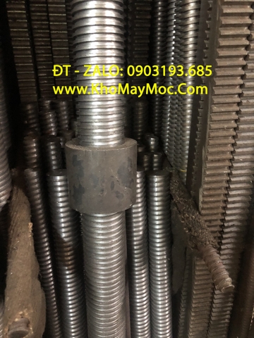 Trục vít me răng vuông sắt, inox