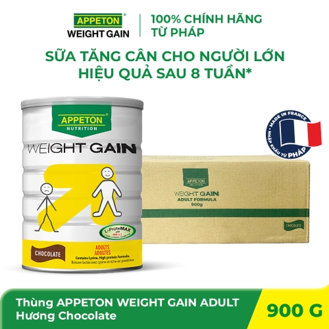 Thùng Sữa dinh dưỡng AWG Adult hương Sô-cô-la 900g - 6 Lon