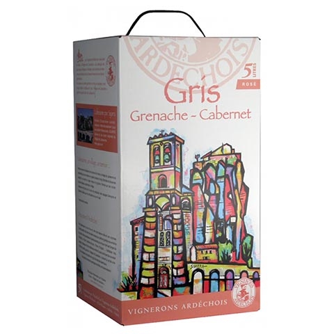 Rượu Vang Bịch Vignerons Ardechois Gris Grenache