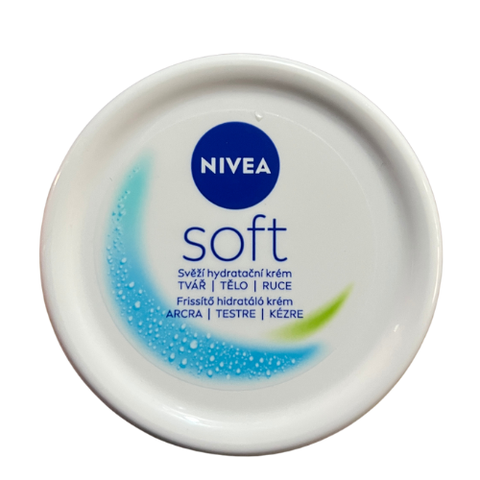Kem dưỡng ẩm Nivea Soft Face Body Hands, 100ml