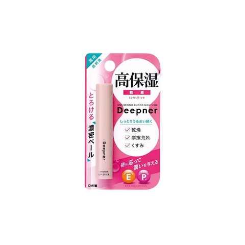 Son dưỡng ẩm môi Menturm Omi Deepner bổ sung Vitamin E, P SPF PA++ thỏi 2.3g (Da nhạy cảm)