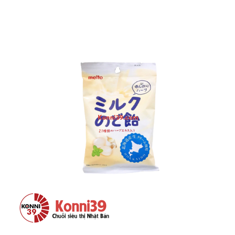 Kẹo ngậm thông cổ họng Meito vị sữa 22g