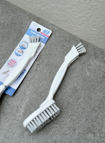 Bàn chải giặt giày 2 đầu, có thể tháo rời Mirai
