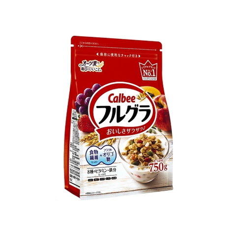 Ngũ cốc dinh dưỡng trái cây Calbee 750g
