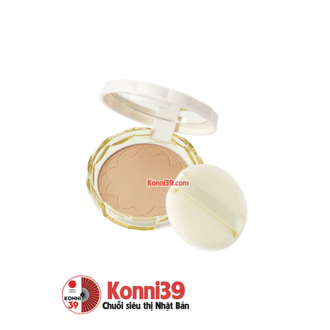 Phấn phủ kiềm dầu, giữ nền, chống nắng Cezanne UV Silk Cover Powder 10g (02 Da tự nhiên)