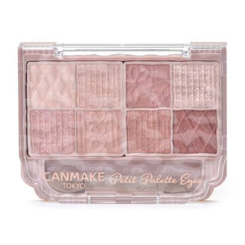 Bảng phấn mắt Canmake Petit Palette Eyes 8 ô mịn lì kèm cọ (02)