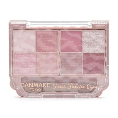 Bảng phấn mắt Canmake Petit Palette Eyes 8 ô mịn lì kèm cọ (03)
