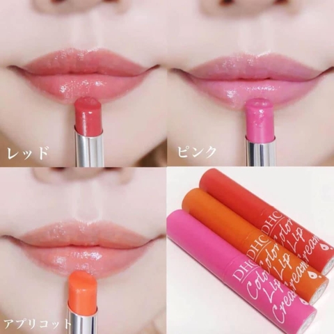 Son dưỡng môi DHC Color Lip Cream 1.5g (3 màu) (Hồng)