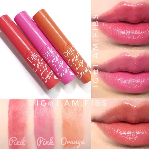 Son dưỡng môi DHC Color Lip Cream 1.5g (3 màu) (Cam)