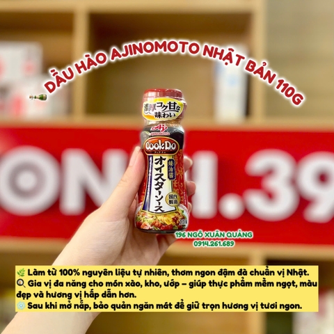 Sốt dầu hào Ajinomoto Nhật Bản 110g