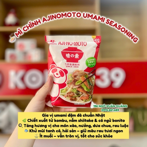 Bột ngọt Ajinomoto cao cấp vị Umami 400g